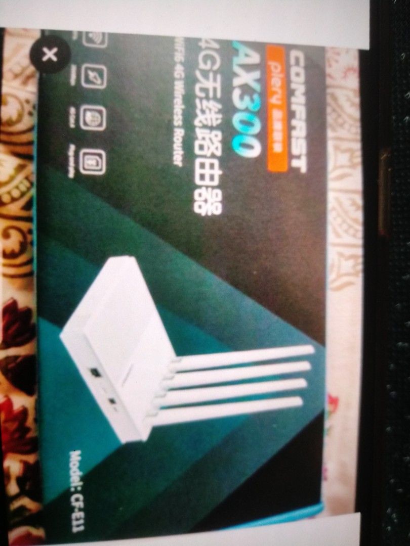 COMFAST AX300 4G Wireless Router, Computers & Tech, Parts & Accessories ...