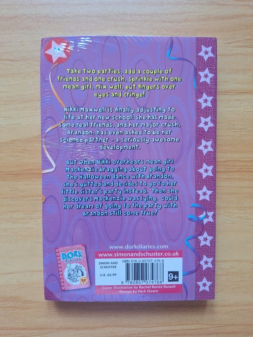 Dork Diaries| PB | 3.5 | Party Time | Pop Star (Category: Children's Books) located in Caloocan City. Submitted by pepperbeartales (Listing ID 1421322995, Image 3). Description: Please see below and kindly manage your expectations as books have been in stock for quite some time. 🧸Shipping shouldered by buyer 🧸J&T shipping 🧸PAYO only 🧸Last price 🧸Php 75 each/Php 200 all three Visit @ pepperbeartales (IG account) for more details and for a vid