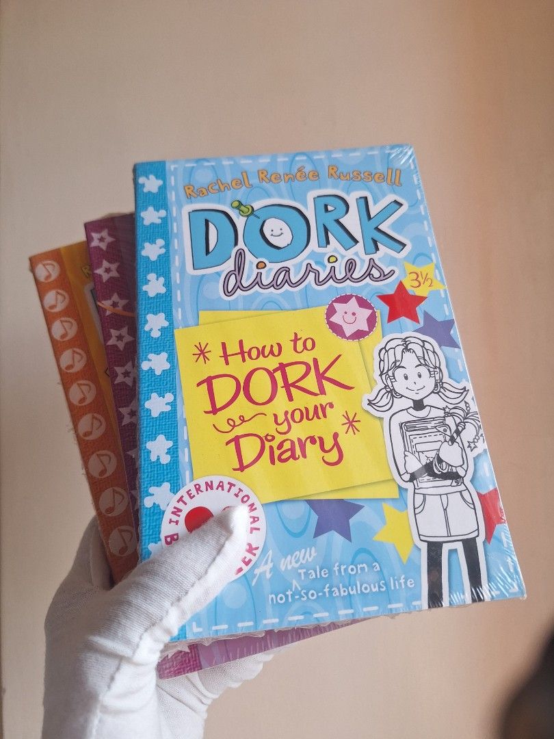 Dork Diaries| PB | 3.5 | Party Time | Pop Star (Category: Children's Books) located in Caloocan City. Submitted by pepperbeartales (Listing ID 1421322995, Image 1). Description: Please see below and kindly manage your expectations as books have been in stock for quite some time. 🧸Shipping shouldered by buyer 🧸J&T shipping 🧸PAYO only 🧸Last price 🧸Php 75 each/Php 200 all three Visit @ pepperbeartales (IG account) for more details and for a vid