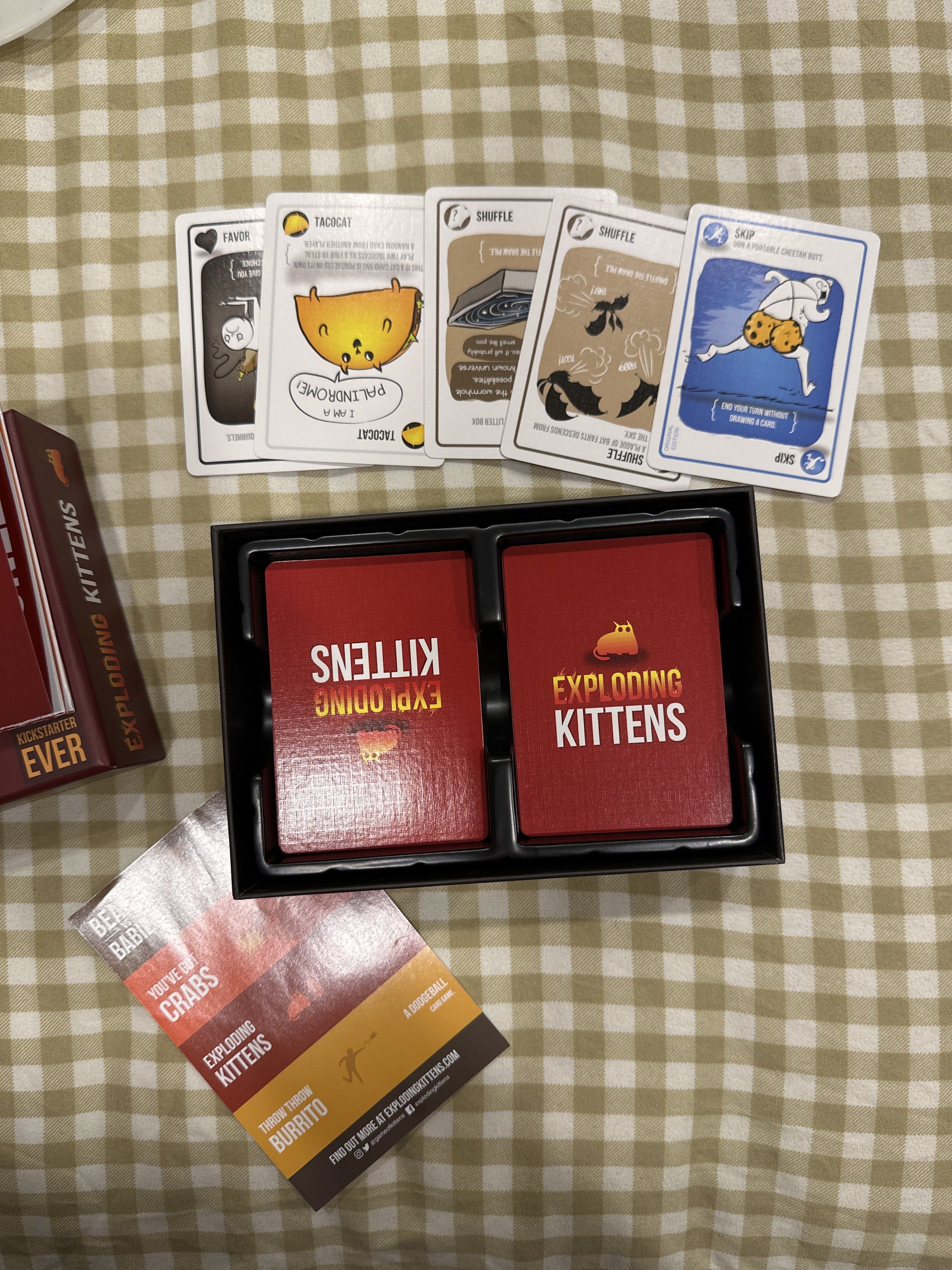 Exploding Kittens Original Edition Card Game, Hobbies & Toys, Toys ...