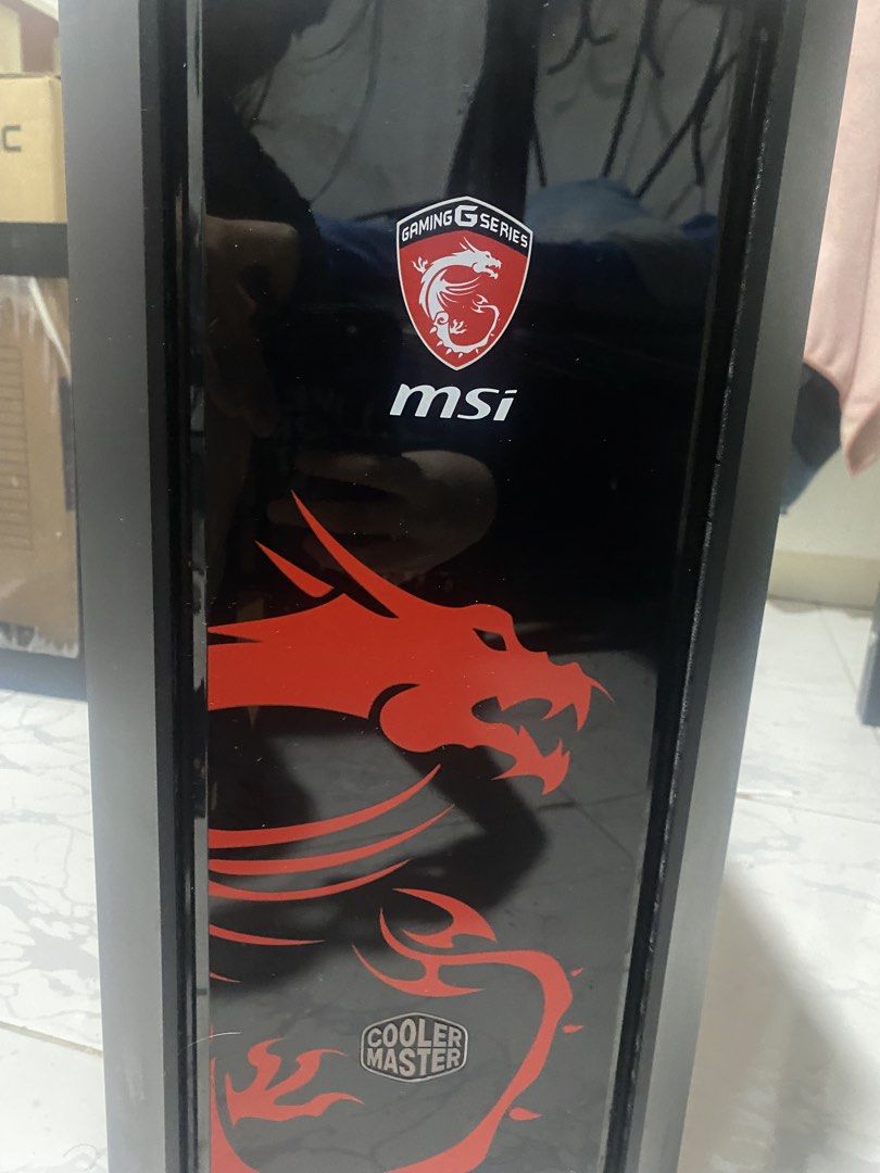 FOR SALE GAMINH PC (RUSH!!) (Category: Desktops) located in Manila. Submitted by saoirselovespancake (Listing ID 1421433849, Image 2). Description: rush!! negotiable FOR SALE GAMING PC MOBO - B550m Aorus pro CPU - AMD Ryzen 5 3600 GPU - MSI RTX 3060 ventus 2x - COOLER - DeepCool AG400 PSU - Corsair CX750 RAM - Corsair Vengeance rgb pro 16gb ddr4 3200hmz HHD 1TB SSD 128gb - bios SYSTEM UNIT - MasterBox 5 MSI Edition MONITOR - MSI Optix G24C4 144Hz
