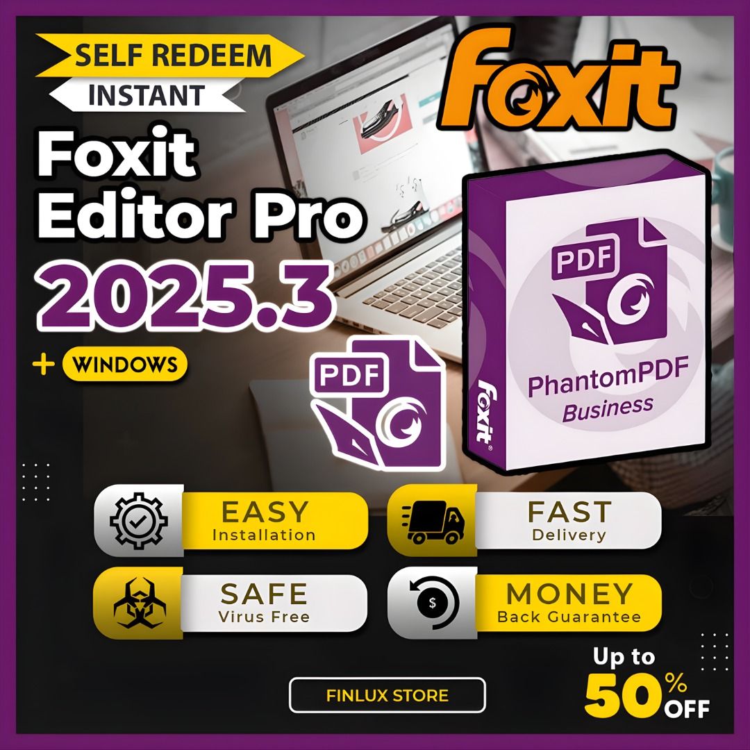 Foxit Editor Pro Latest 2026 Lifetime For Windows, Computers & Tech ...