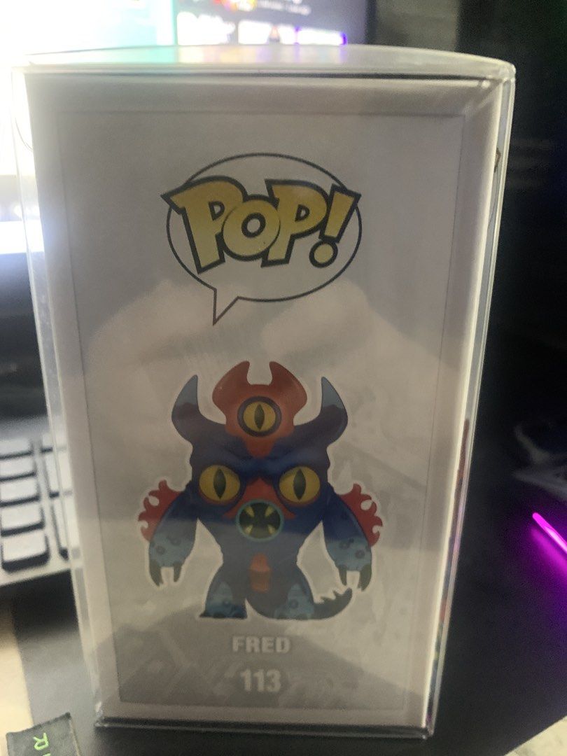 Funko Pop! Big Hero 6 Fred #113 (Category: Figurines & Statues) located in Manila. Submitted by robertzombie (Listing ID 1421375134, Image 2). Description: - Funko Pop! vinyl figure of Fred from Big Hero 6 - Series number: 113 - Comes in its original box - Box features Funko Pop! and Big Hero 6 logos - Back of box displays other characters - Recommended for ages 15+ contact 09153896941 b2.