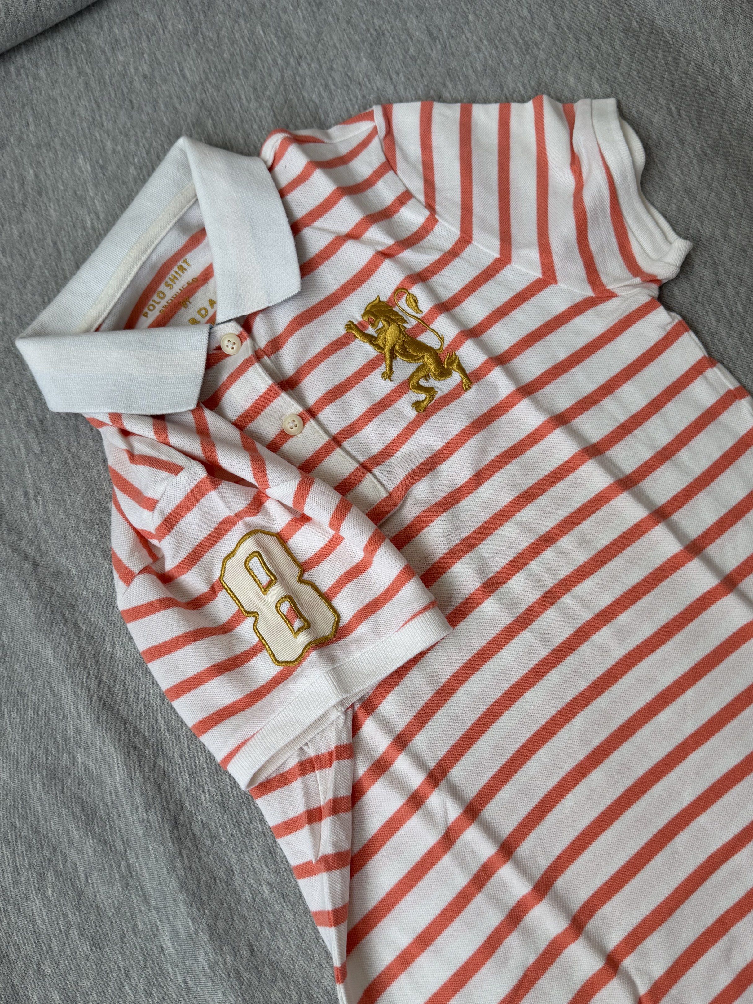 Giordano Striped Polo Shirt (Category: Shirts) located in Manila. Submitted by qfayeeeee (Listing ID 1421336919, Image 3). Description: Size: Bust - 32" laid flat Length - 26" .