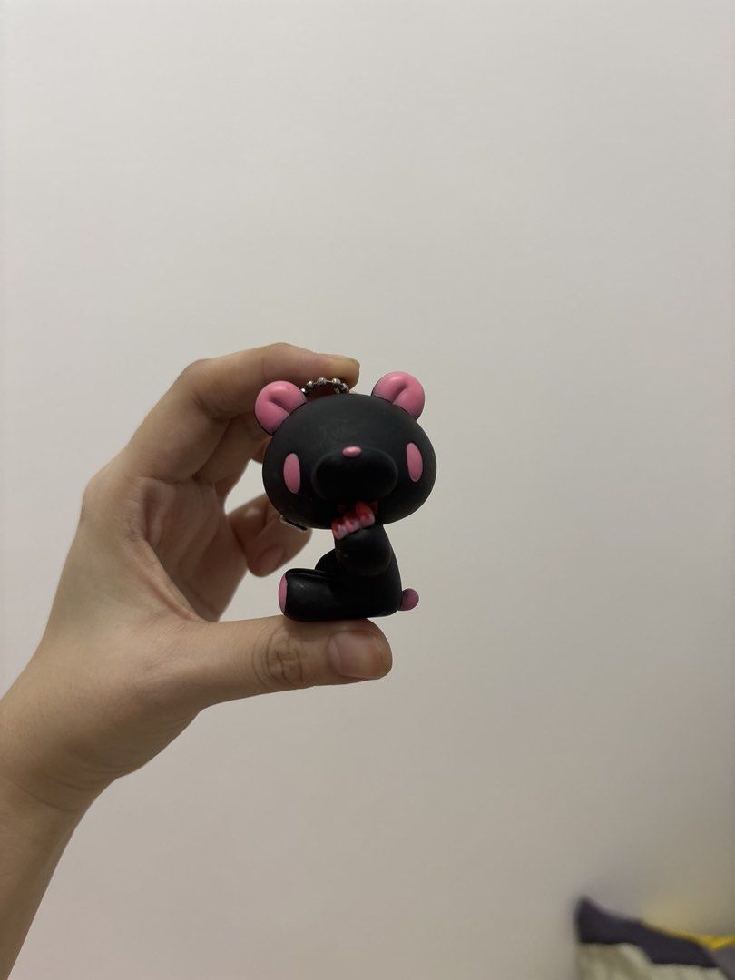 Gloomy Bear Black Pink keychain (Category: Character Goods) located in Cavite. Submitted by nekolla22 (Listing ID 1421407512, Image 1). Description: - Gloomy Bear keychain - Comes with a chain for attaching to keys or a bags - A cute and unique accessory.