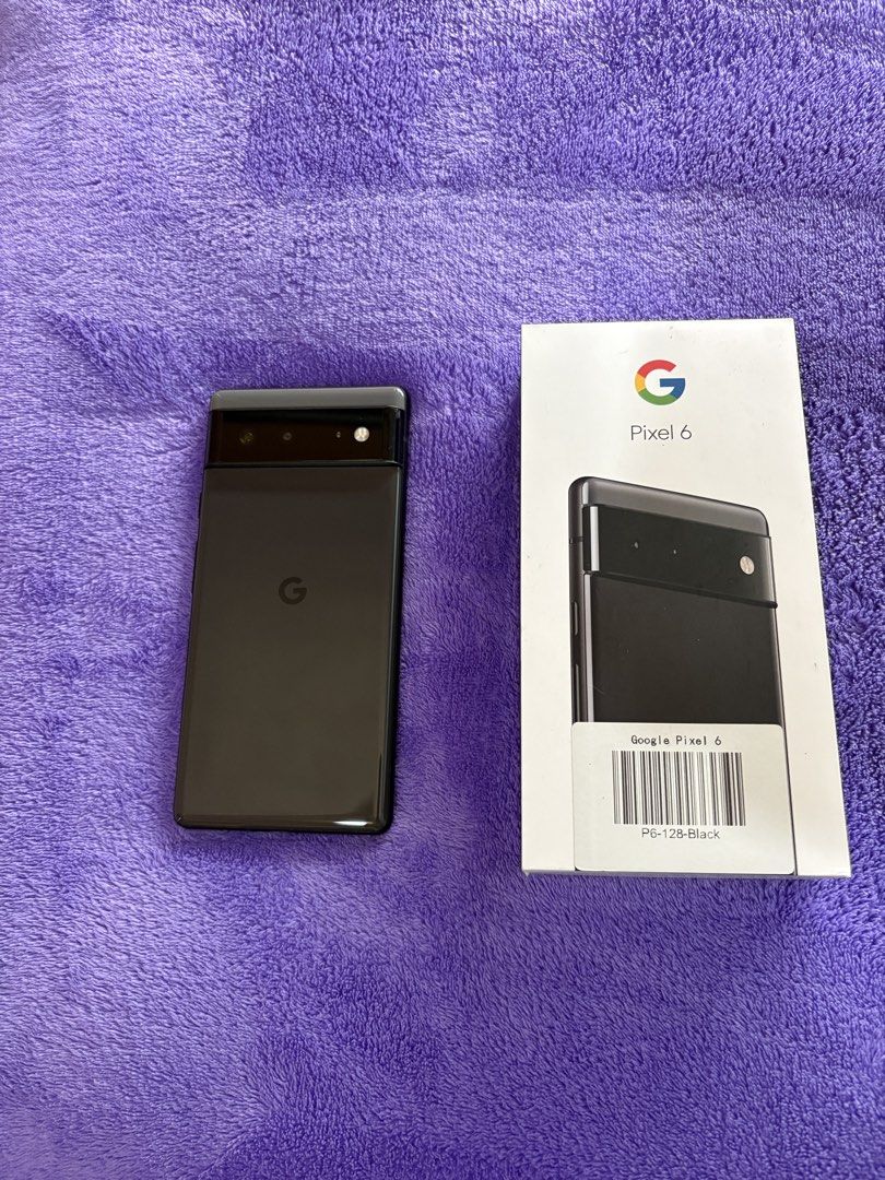 Google Pixel 6 128GB | 95% Smooth Spare Unit | With Box | Laguna (Category: Google Pixel) located in Nagcarlan. Submitted by seth82 (Listing ID 1421319701, Image 2). Description: Selling my Google Pixel 6 in Stormy Black (128GB). This was kept strictly as a backup/spare unit, so it hasn’t been abused. Condition & Performance: • Appearance: 95% Smooth. Very presentable. Always kept in a case. • Usage: Seldomly used as a spare unit only. • Performa