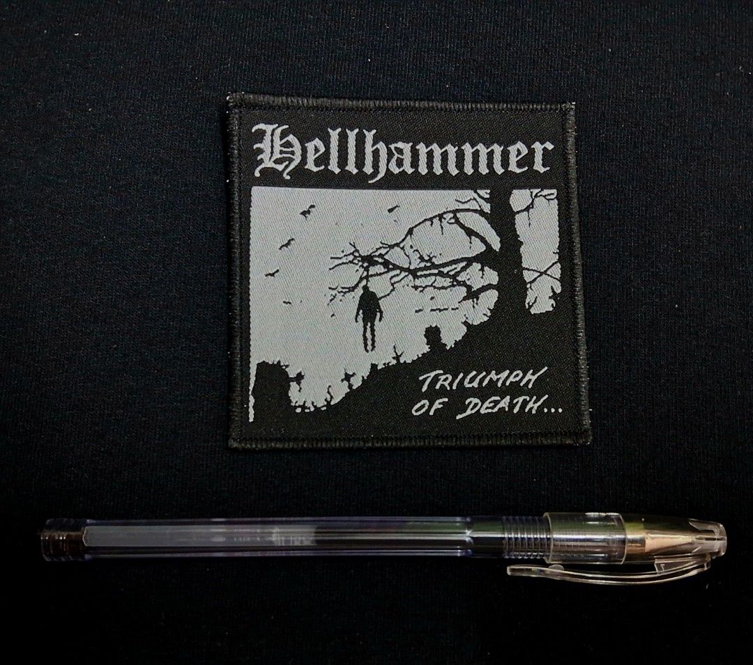 HELLHAMMER PATCH (Category: Fan Merchandise) located in Subang Jaya. Submitted by mtd-production (Listing ID 1421303179, Image 1). Description: .