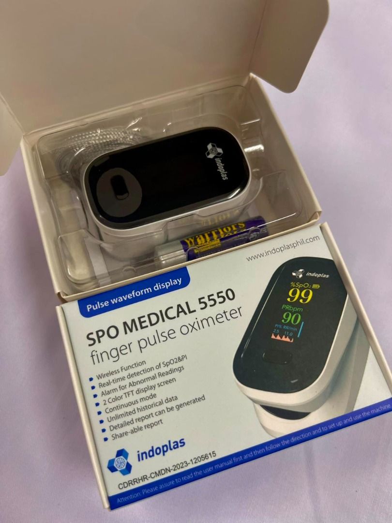 INDOPLAS PULSE OXIMETER AVAILABLE ONHAND (Category: Medical Supplies & Tools) located in Quezon City. Submitted by andrea_dxs (Listing ID 1421307746, Image 2). Description: AVAILABLE ONHAND WE ALSO ACCEPT BULK ORDERS “𝐃𝐗𝐒 𝐄𝐍𝐓𝐄𝐑𝐏𝐑𝐈𝐒𝐄𝐒 𝐈𝐍𝐂.” 𝘞𝘢𝘳𝘦𝘩𝘰𝘶𝘴𝘦 𝘈𝘥𝘥𝘳𝘦𝘴𝘴 : 18 REST HAVEN PROJ. 7 BRGY BUNGAD QUEZON CITY V i b e r : +6, 3, 9, 3, 0, 4, 8,8, 2, 2, 6, 9, WE ACCEPT CASH ON DELIVERY/ CASH ON PICK UP/ GCASH AND BANK TRA