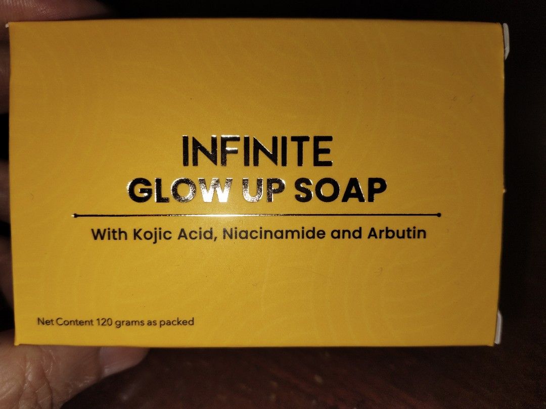 Infinite Glow Up Soap & Deowhite Soap (Category: Bath) located in Caloocan City. Submitted by maricrisab80292 (Listing ID 1421327390, Image 1). Description: selling brand-new infinite deowhite soap & infinite glow up soap description: INFINITE GLOW UP SOAP contains Kojic acid,niacinamide and arbutin can give your skin a natural radiance .This powerful combination is designed to provide you with a brighter skin tone. while : IFINITE DEOWHITE SOAP 