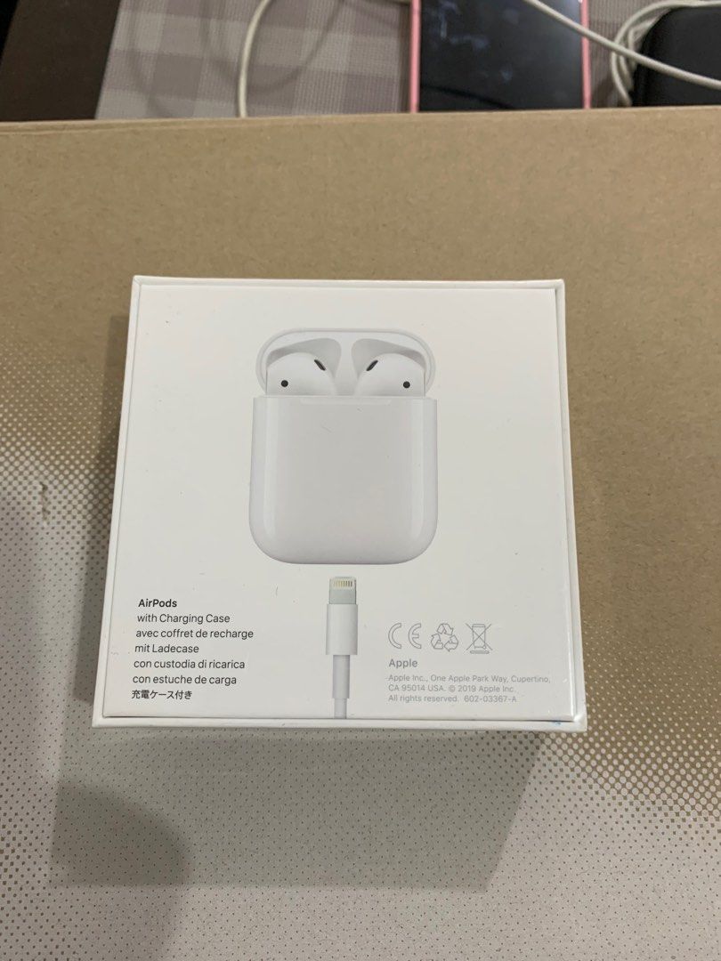 iPhone earphones (Category: Earphones) located in Muntinlupa City. Submitted by mabelleadr46801 (Listing ID 1421334140, Image 3). Description: Bought from Canada The item shown is Apple AirPods (2nd Generation) with a charging case. Key features include: Up to 5 hours of listening time on a single charge. Over 24 hours of total listening time with the charging case. Quick access to Siri by saying “Hey Siri”. Easy setup with all Apple devices..