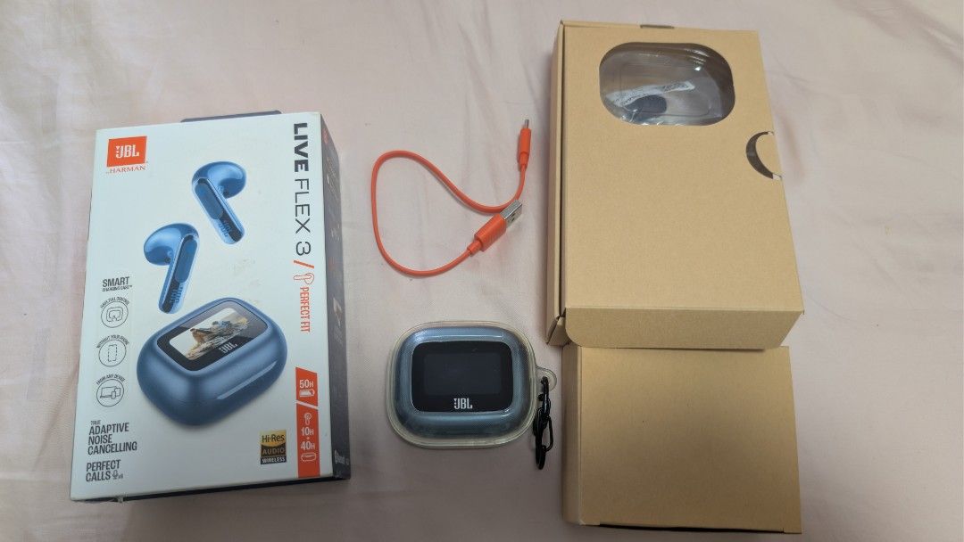 JBL Live Flex 3 Earbuds - Blue