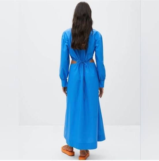 Mango Blue Vacation Dress OOTD (Category: Dresses) located in Manila. Submitted by brandedclothes (Listing ID 1421443629, Image 3). Description: Perfect for holidays/Vacation Out of the country OOTD.