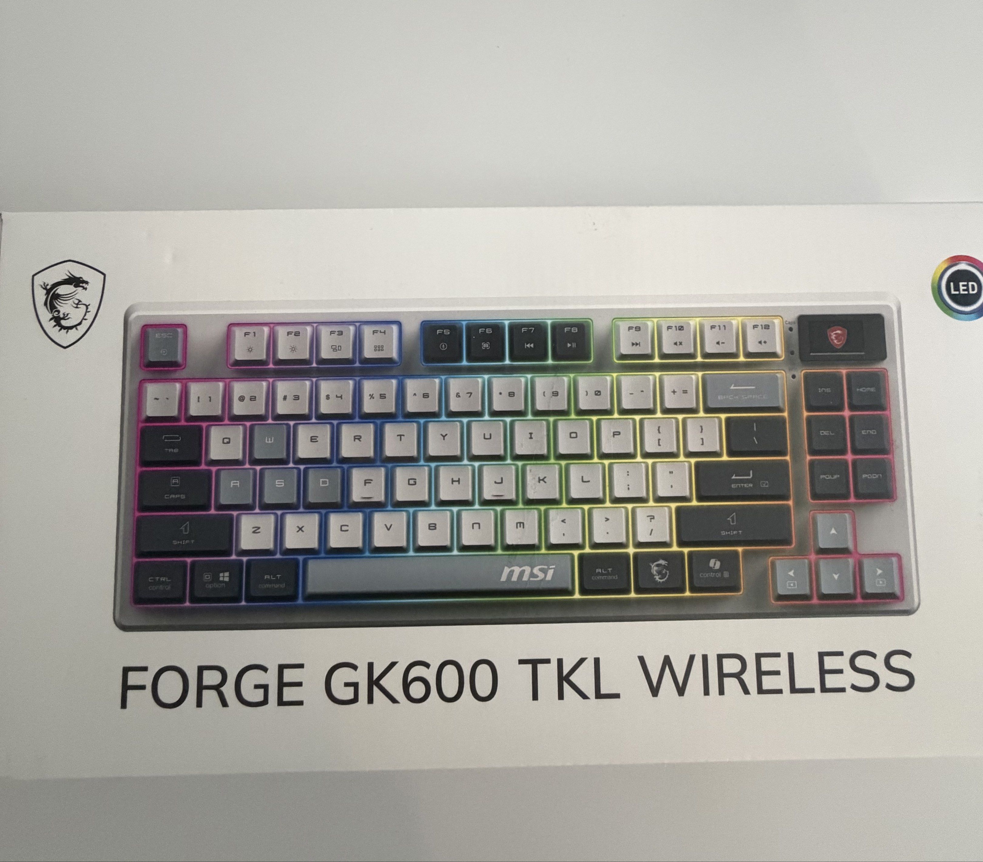 MSI Forge GK600 TKL Wireless Keyboard