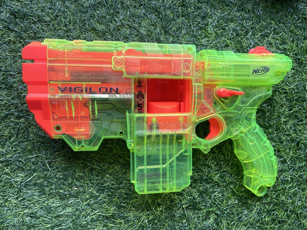 Nerf Vortex Vigilon Blaster with Discs, Hobbies & Toys, Toys & Games on ...