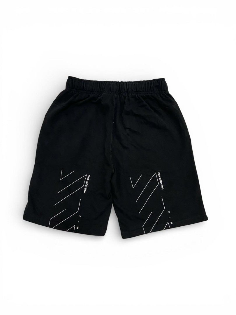 Off-White Unfinished Sweatshorts (Category: Shorts) located in Borongan. Submitted by thrivory.ph (Listing ID 1421389899, Image 1). Description: Small Free waist 19" Length 12" Hem Bnew Condition (10/10 Color rate) No issue.