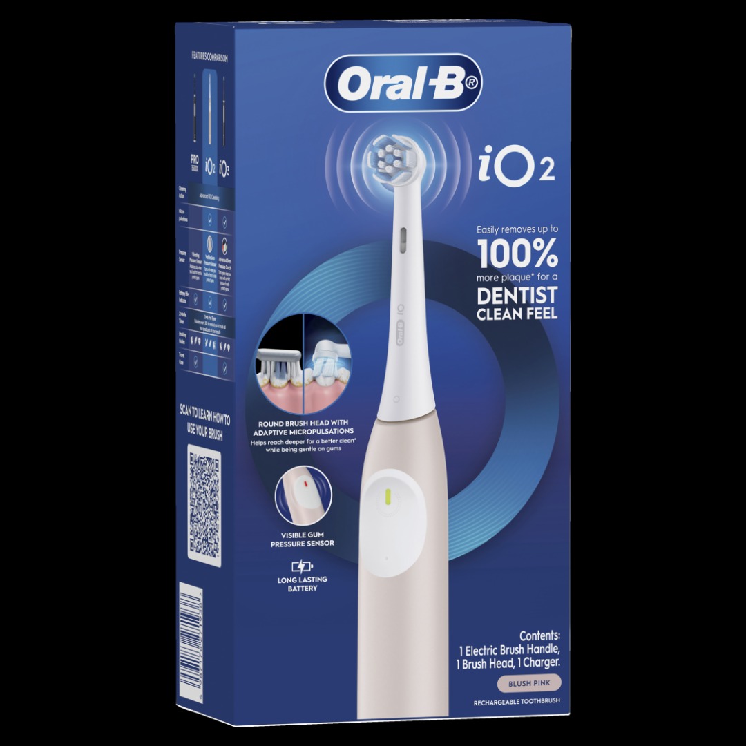 Oral-B iO Series 2 Electric Toothbrush - White (BNIB), Beauty ...