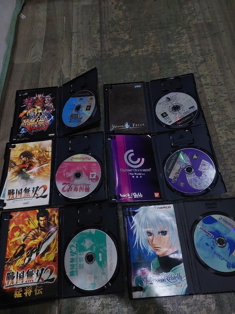 PlayStation 2 Games Bundle (Category: PlayStation) located in Quezon City. Submitted by jpnvintageonline (Listing ID 1421316962, Image 3). Description: - PlayStation 2 game bundle. - Includes:.hack//G.U., Tales of Rebirth, Dynasty Warriors 2. - All games are in Japanese. - Original cases and game discs included..