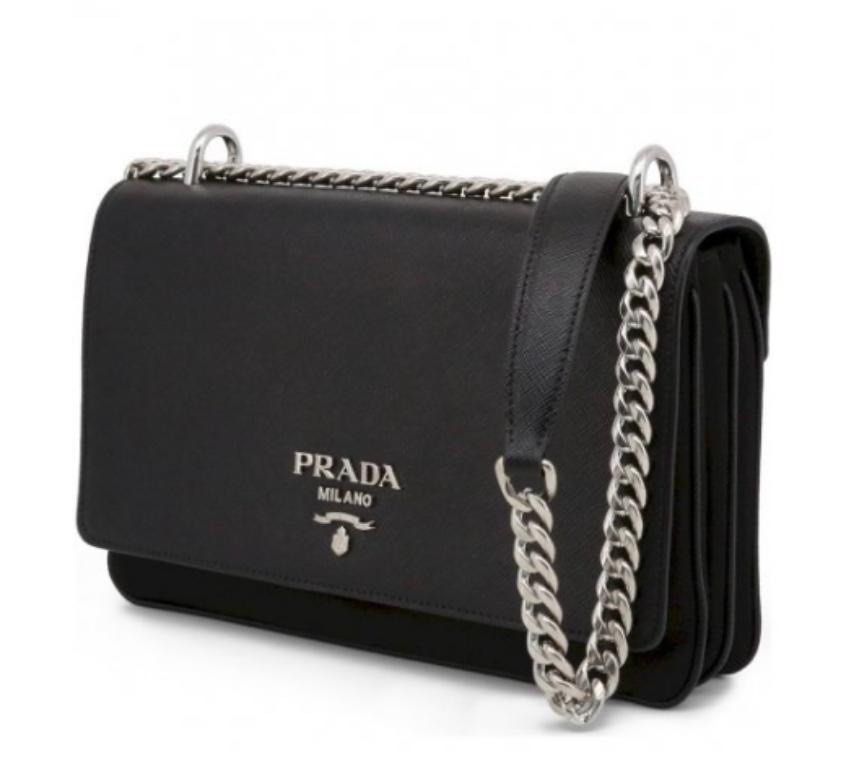 Prada (Category: Luxury Bags & Wallets) located in Pasig City. Submitted by anaalliem (Listing ID 1421384636, Image 3). Description: Prada pattina in pelle saffiano (black) ✅ Guaranteed authentic! 💯% ✅ Good as new condition ✅ With card, dust bag, paper bag ❇️ Selling at: Php45,000 only ⛔️LOWBALLERS WILL NOT BE ENTERTAINED MOP: Gcash or BPI only Meet up place: Starbucks, The Grove by Rockwell Pasig.
