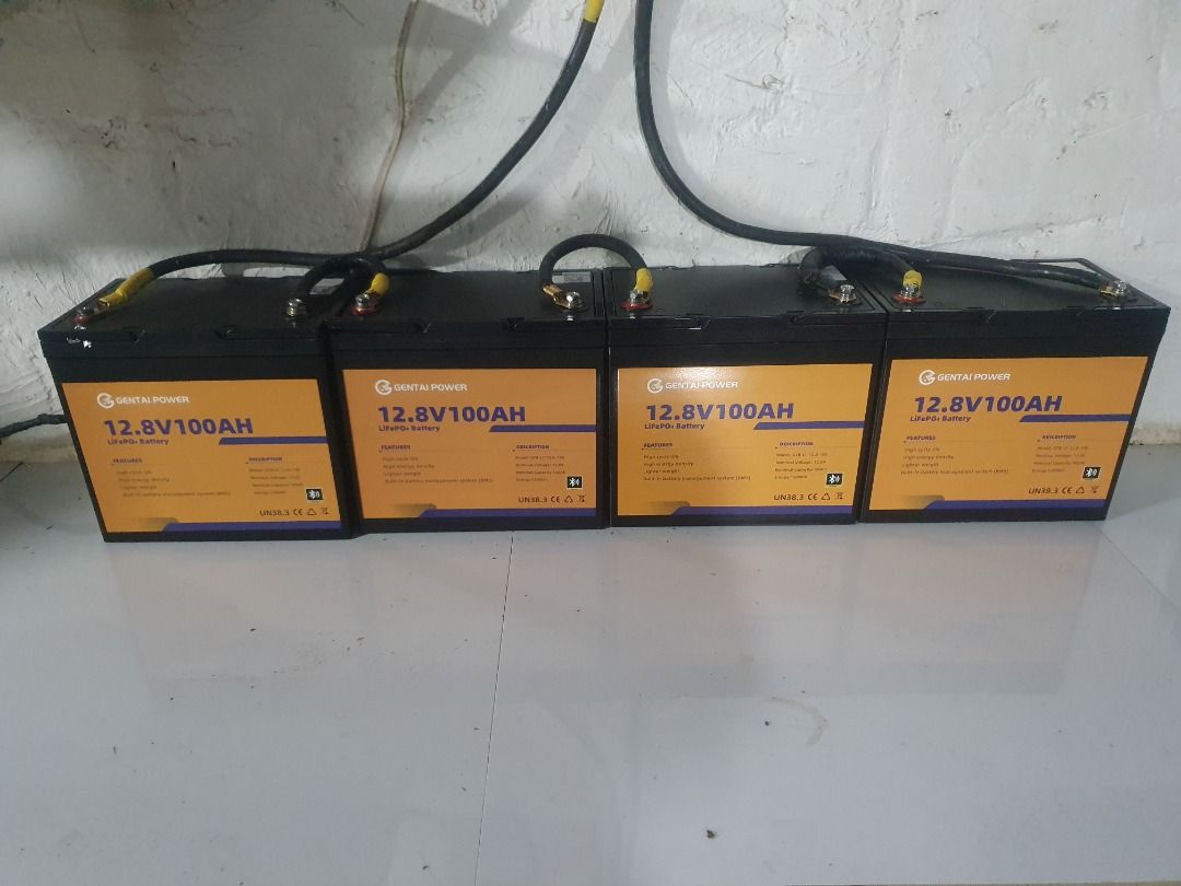 Solar Power System with Batteries and Inverter, TV & Home Appliances ...