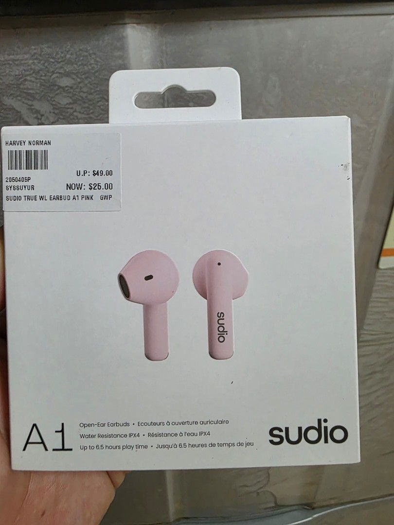 Sudio A1 True Wireless Earbuds - Pink