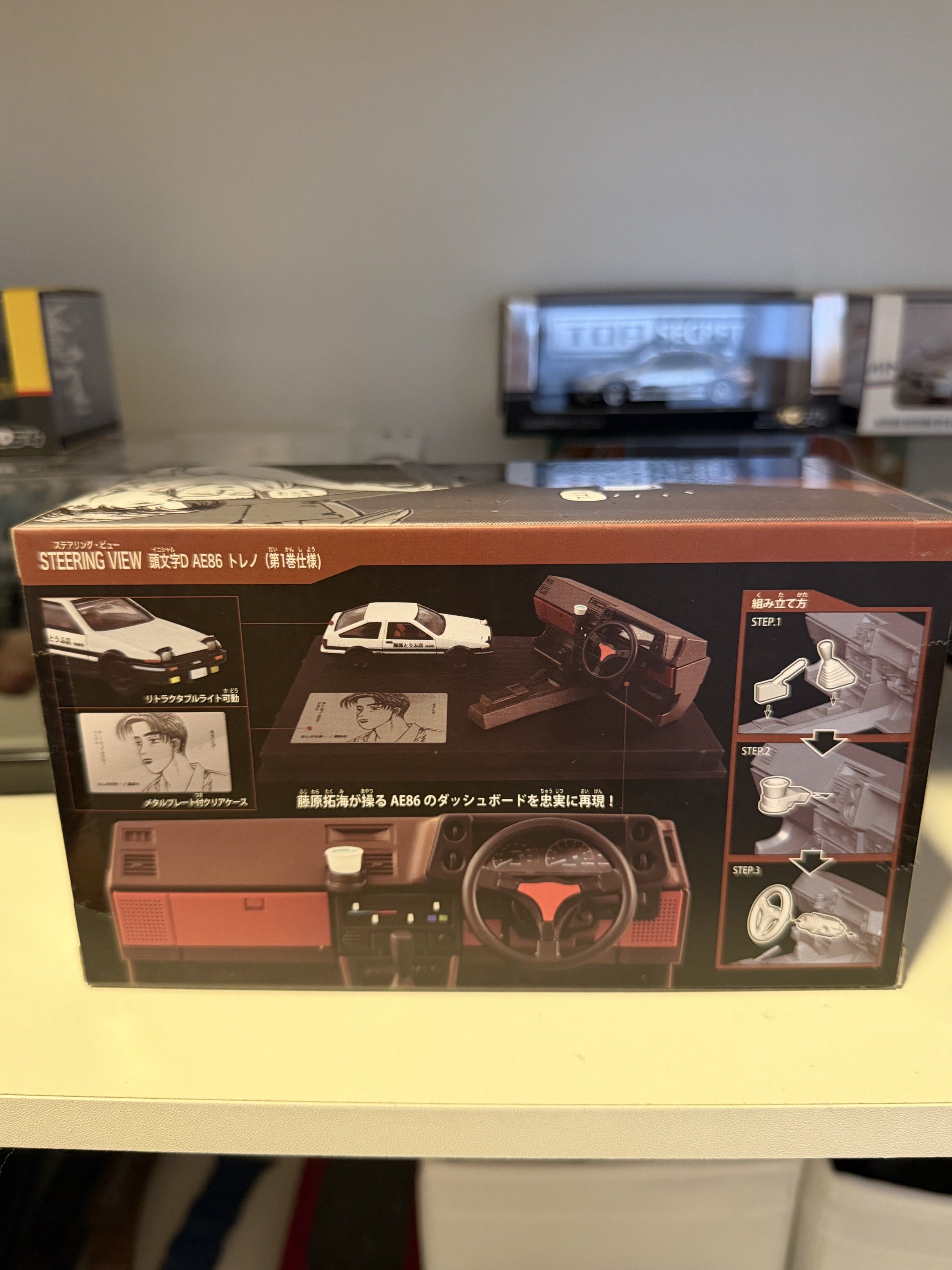Ae86 Display Tomica Initial D AE86 Steering View, Hobbies & Toys, Toys & Games on ...