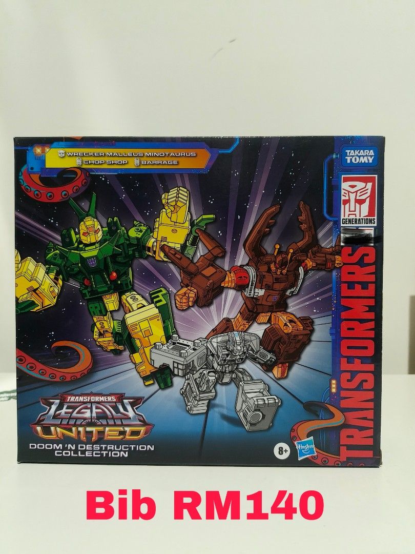 Transformers Legacy United Doom 'N Destruction Collection, Hobbies ...