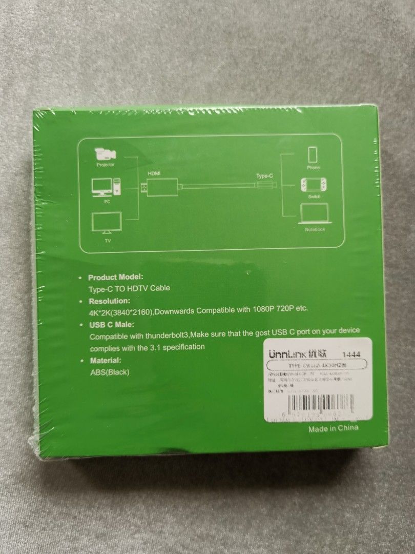 Type-C to HDMI Cable65561372564225111