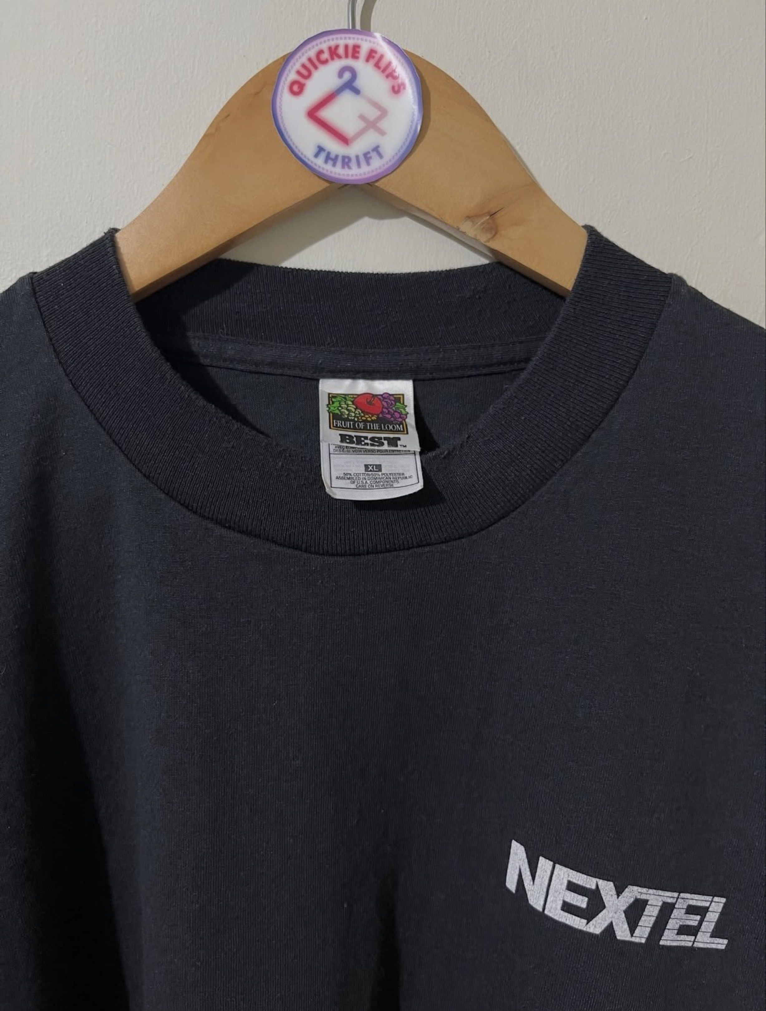 Vintage 90s Nextel Phone Tee (Category: Tshirts & Polo Shirts ) located in Subic. Submitted by quickieflips (Listing ID 1421300911, Image 2). Description: Vintage 90s Nextel Phone Shirt 90s Fruit of the Loom (FOTL) Best tag Super beefy collar / neckline Size: Extra large Dimension: 23” x 29” Issue: Unnoticeable small run 1,000 php Shipping fee will be shouldered by the buyer Location: Olongapo / Subic.