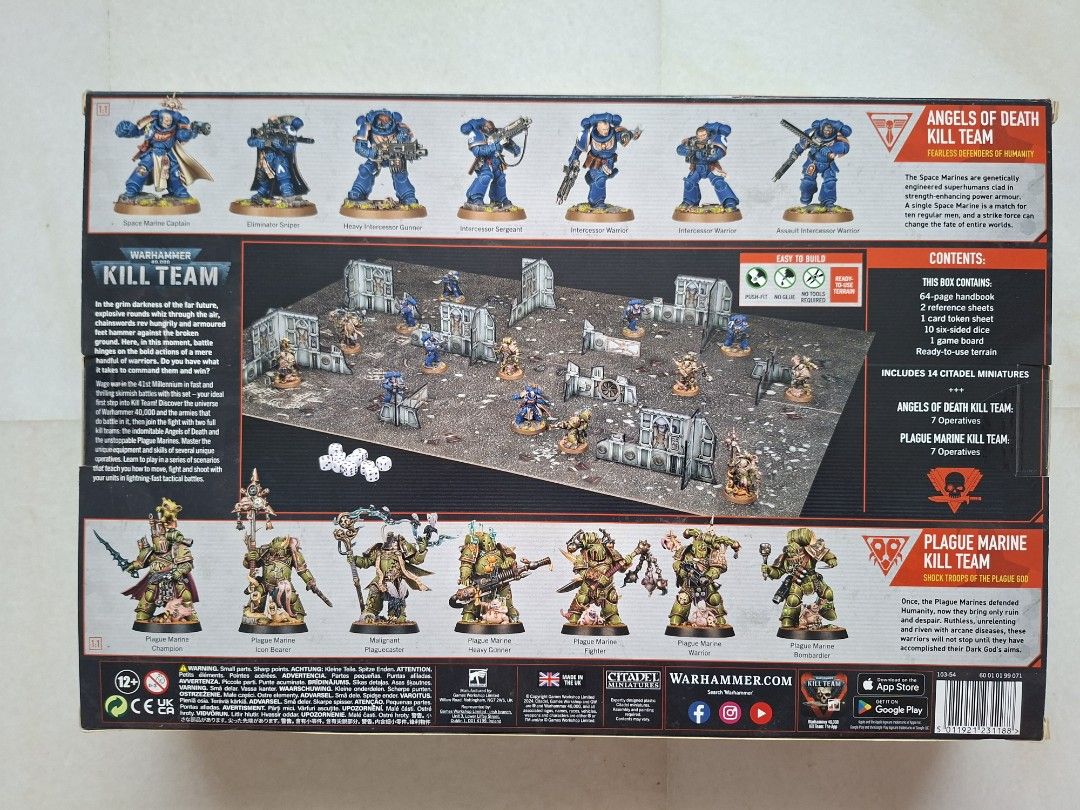 Warhammer 40,000, Kill Team Starter Set, Warhammer 40k, Hobbies & Toys ...