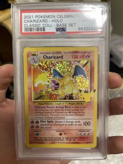 2021 Pokemon Celebrations metal Charizard PSA 9, Hobbies & Toys, Toys