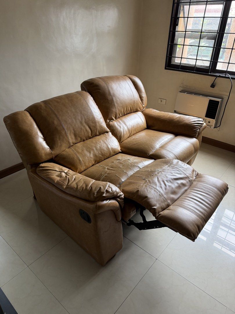 2-Seater Recliner from Mandaue Foam (Category: Sofas) located in Bacoor. Submitted by hddngrg (Listing ID 1421495820, Image 2). Description: Bought from Mandaue Foam in 2013 Upholstered already. Just needs to be upholstered again to bring back its glory. All parts are still in working order Selling as is, please refer to photos Price still negotiable. Pickup, delivery c/o buyer - Bacoor area.