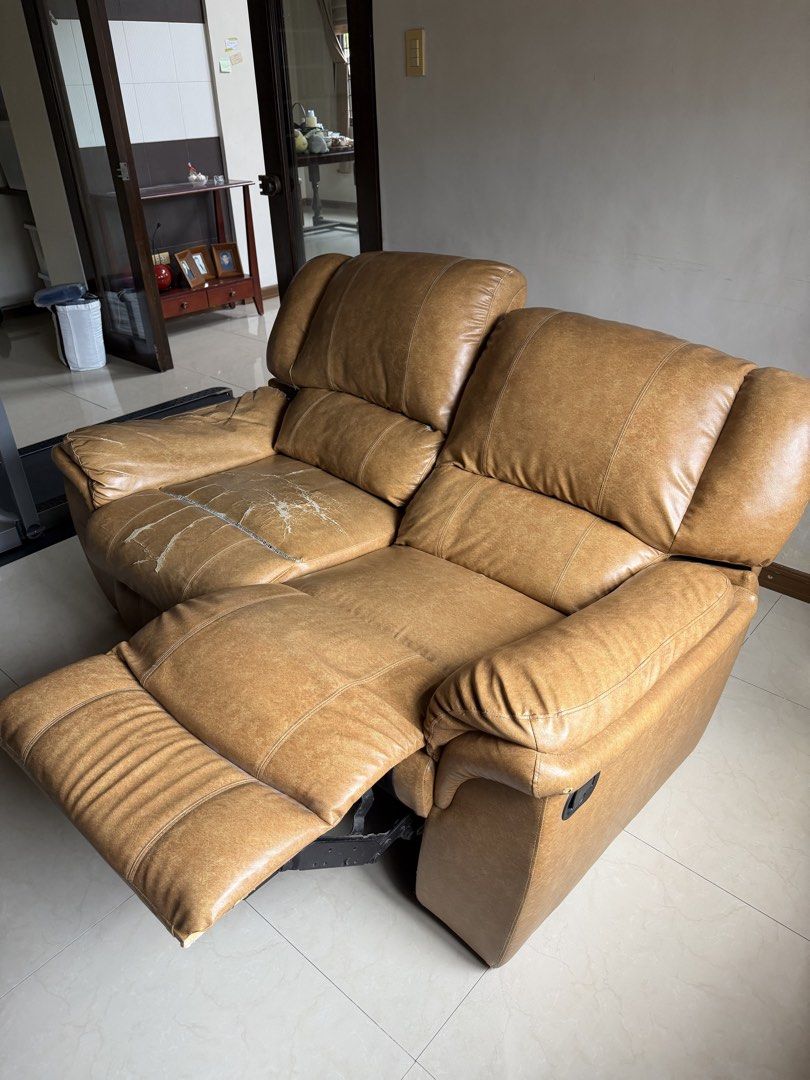 2-Seater Recliner from Mandaue Foam (Category: Sofas) located in Bacoor. Submitted by hddngrg (Listing ID 1421495820, Image 3). Description: Bought from Mandaue Foam in 2013 Upholstered already. Just needs to be upholstered again to bring back its glory. All parts are still in working order Selling as is, please refer to photos Price still negotiable. Pickup, delivery c/o buyer - Bacoor area.