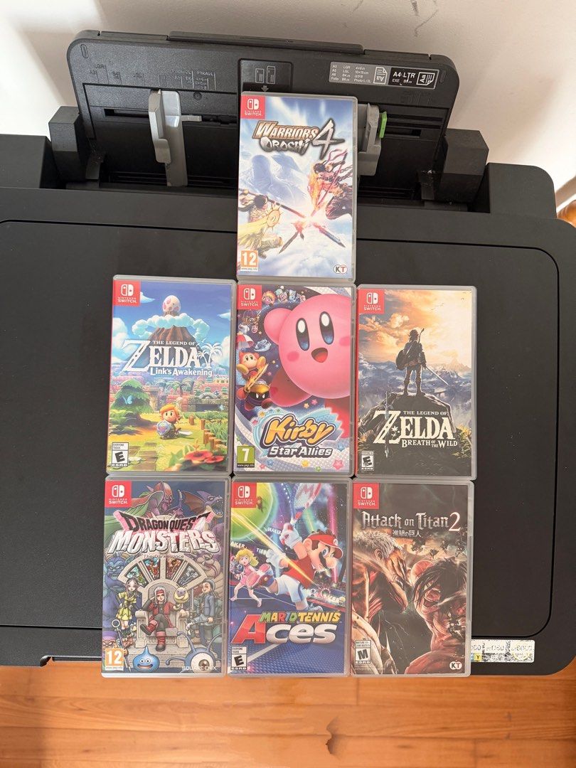 ($45 each) Nintendo Switch game Warriors Orochi 4 / Zelda link ...
