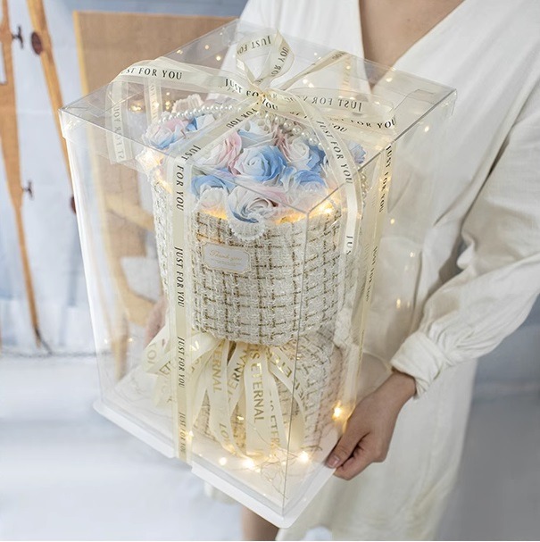 ️ Valentines Day Gift Premium Rose with Gift Box Gifts Rose Flower ...