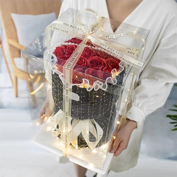 ️ Valentines Day Gift Premium Rose Flower Bouquet for Valentines Day ...