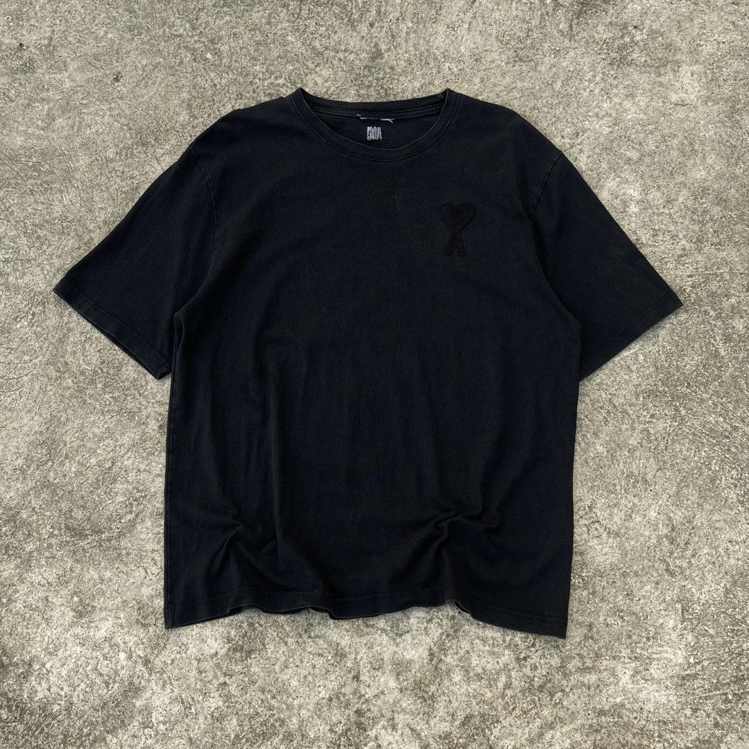 AMI BLACK LOGO (Category: Activewear) located in Iloilo. Submitted by wornworthyph (Listing ID 1421547676, Image 1). Description: SIZE XL ON TAG DIMES - 22 / 27.5 COLOR RATE - 8 / 10 ( COLOR MAY VARY THRU LIGHTNING ) LOOKS AUTHENTIC ISSUE - CUT TAGS 💰280 + SHIPPING FEE 📍ILOILO CITY 🧾 GCASH ( PAYMENT FIRST ) 🚚 J&T COURIER..