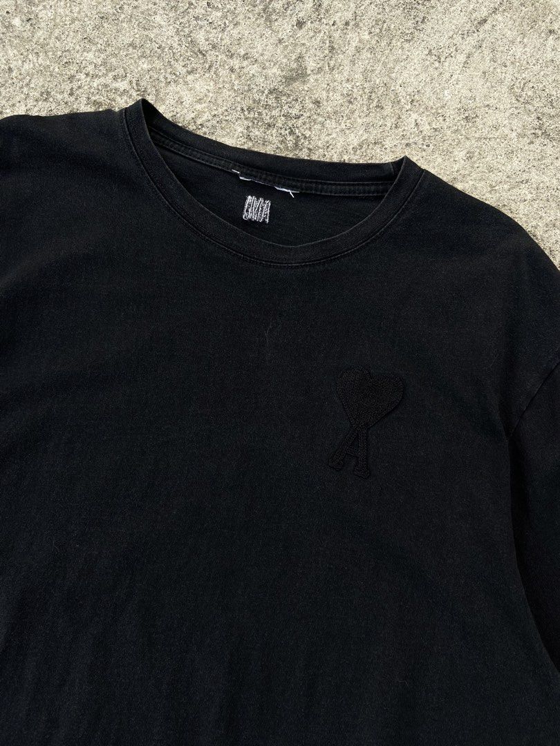 AMI BLACK LOGO (Category: Activewear) located in Iloilo. Submitted by wornworthyph (Listing ID 1421547676, Image 2). Description: SIZE XL ON TAG DIMES - 22 / 27.5 COLOR RATE - 8 / 10 ( COLOR MAY VARY THRU LIGHTNING ) LOOKS AUTHENTIC ISSUE - CUT TAGS 💰280 + SHIPPING FEE 📍ILOILO CITY 🧾 GCASH ( PAYMENT FIRST ) 🚚 J&T COURIER..