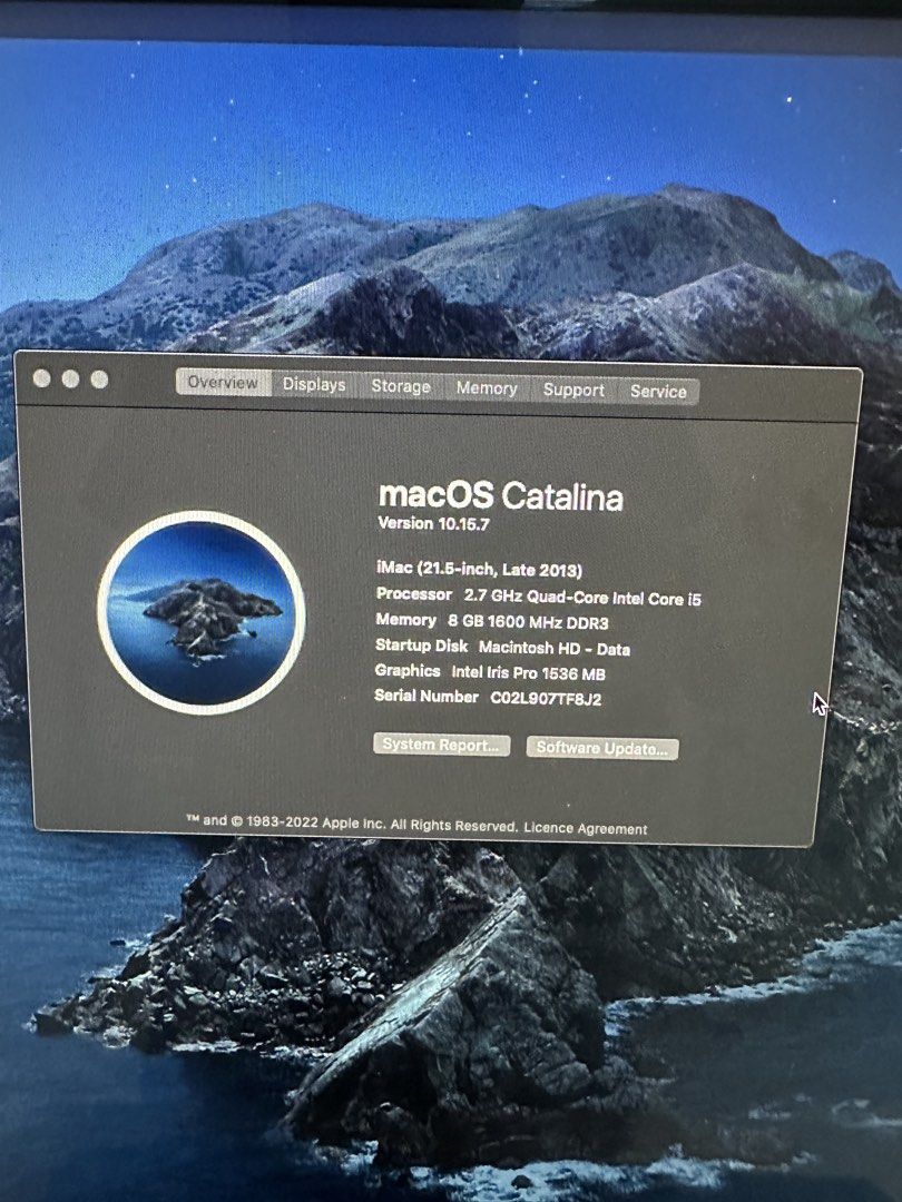 Apple iMac 21.5-inch (Late 2013)