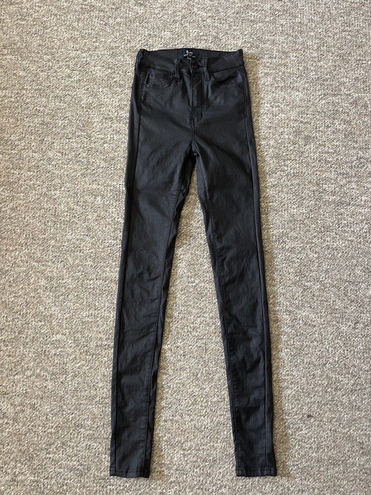 Bardot Pants (Category: Women's Clothes) located in Liverpool. Submitted by amraluckett (Listing ID 1421615756, Image 3). Description: Bardot Leathet Jeans high waist Size 6.