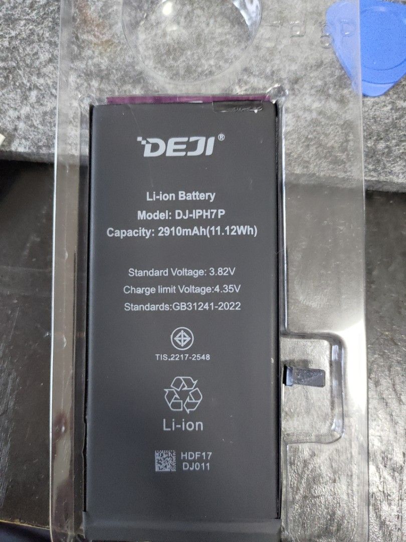 Battery replacement for iphone7plus (Category: Other Mobile & Gadget Accessories) located in Singapore. Submitted by marsloule (Listing ID 1421526326, Image 3). Description: tried to reborn an old iphone7p but firmware restore gave me an error 9. looks either memory or proximity sensor. anyway will not go further, not worth the try. if someone want to try on his own. this battery is brand new and so far works well. paid id 16Sgd few day ago. .