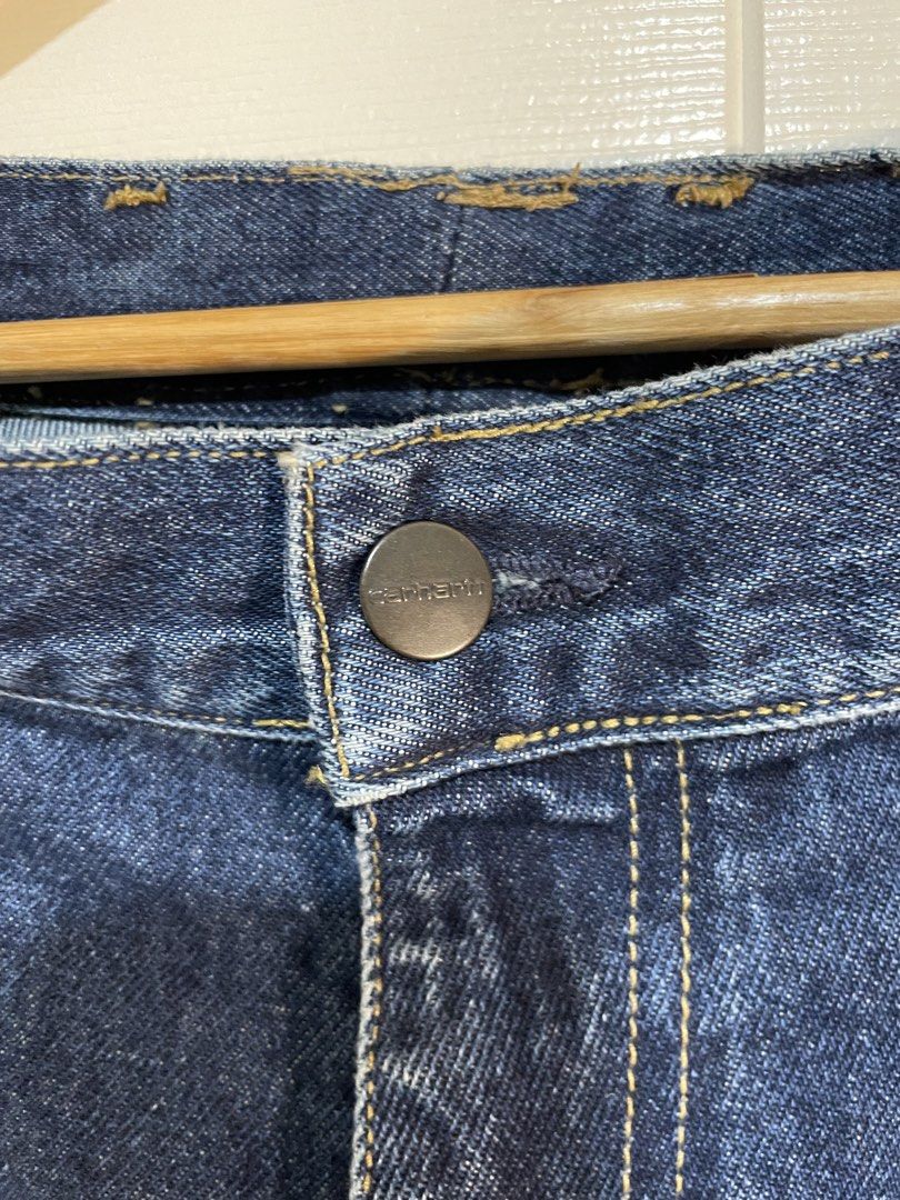 Carhartt Double Knee (Category: Jeans) located in Manila. Submitted by threadsvault__ (Listing ID 1421580214, Image 3). Description: - Carhartt Double Knees - 34 inch waist - 41 inch length - 9 inch hem - Issue: Altered - Authentic Open for trades: preferably amekaji .