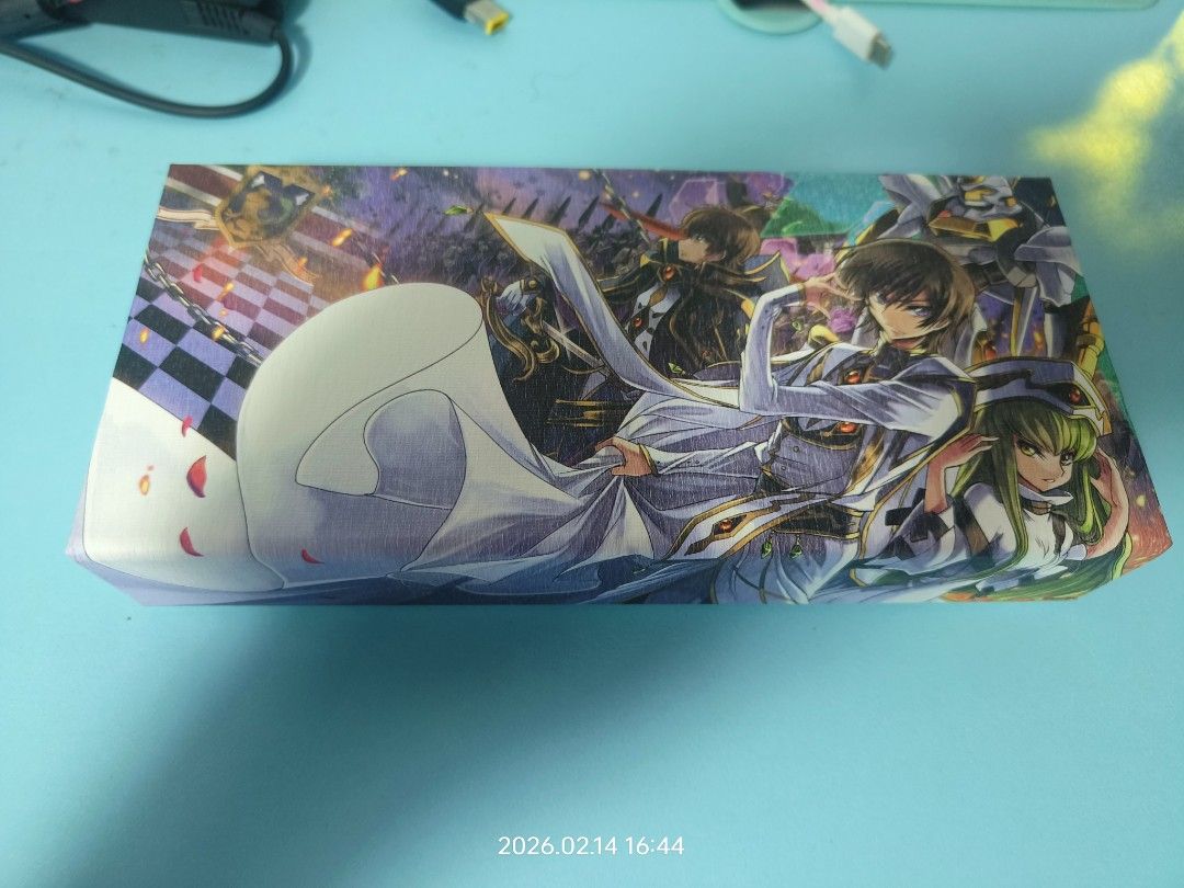Code Geass deck box (Category: Trading Cards Accessories) located in Singapore. Submitted by foo20930 (Listing ID 1421534693, Image 1). Description: code Geass deck box , can put any tcg like pokemon, one piece or ws can meet up for checking before u buy .