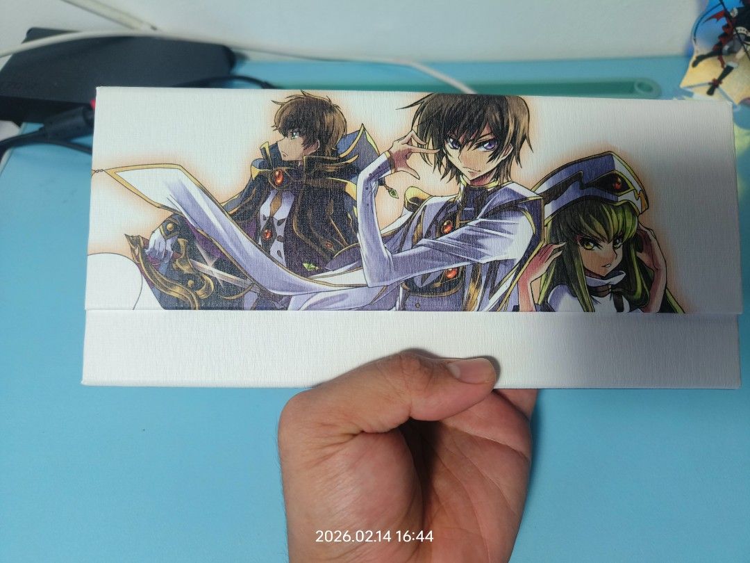 Code Geass deck box (Category: Trading Cards Accessories) located in Singapore. Submitted by foo20930 (Listing ID 1421534693, Image 3). Description: code Geass deck box , can put any tcg like pokemon, one piece or ws can meet up for checking before u buy .