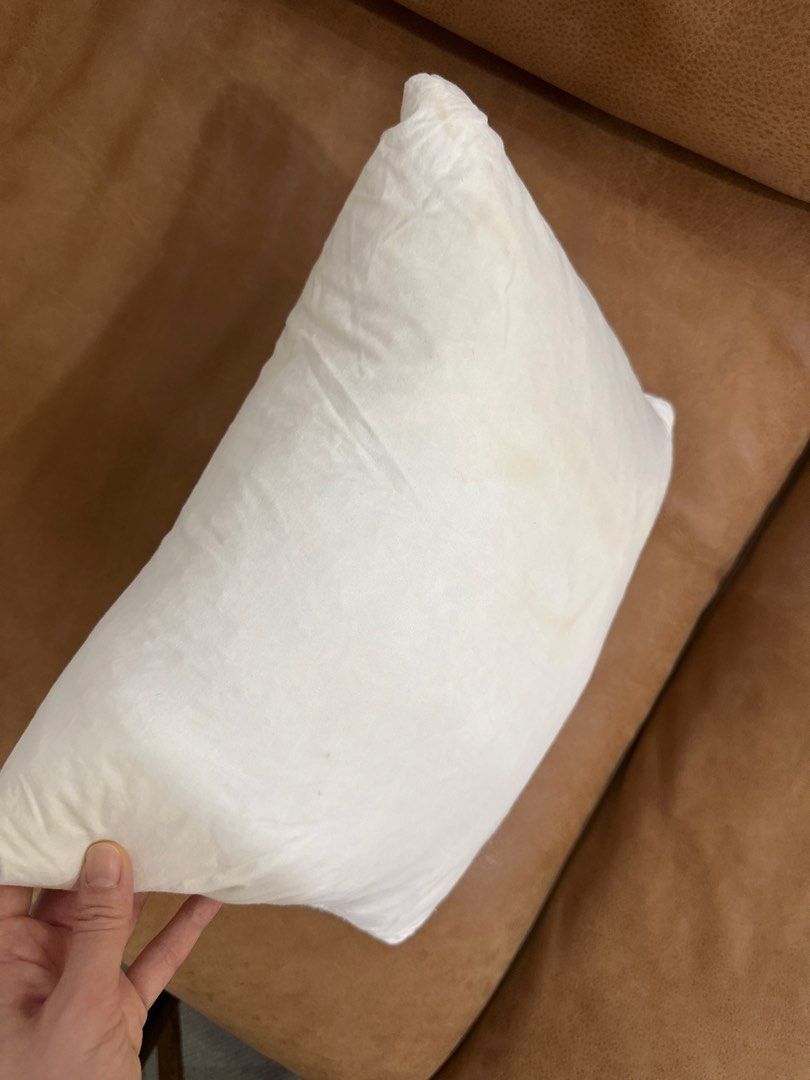 Down insert (Category: Bedding & Towels) located in Singapore. Submitted by make.space (Listing ID 1421464790, Image 1). Description: - fully stuffed (firm) good quality down insert bought for $85 from a furniture store some time back. 11x14.5in.