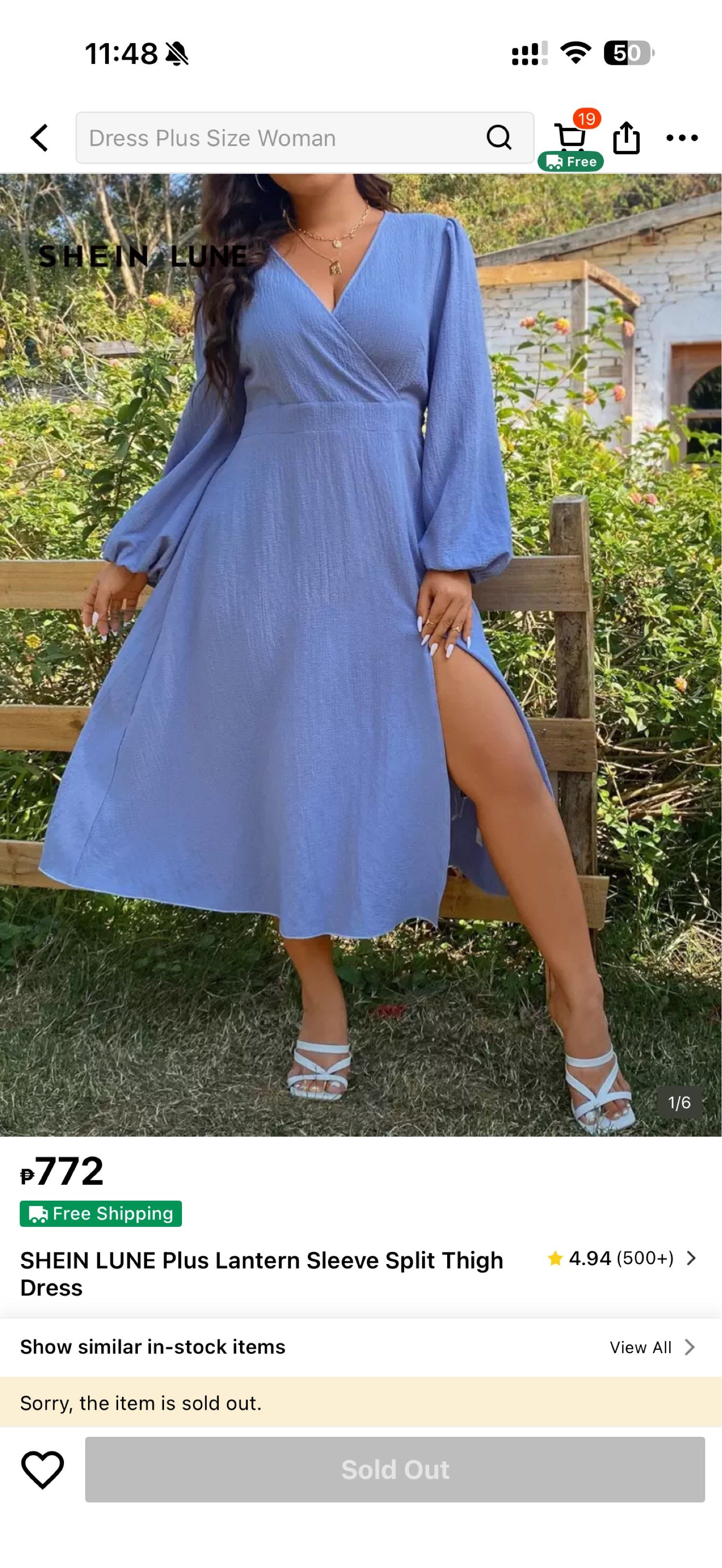 Dusty blue dress (Category: Dresses) located in Manila. Submitted by acejel (Listing ID 1421478785, Image 2). Description: Dusty blue dress Shein 2xl Use only once on a wedding Wala akong actual pic na suot ko .