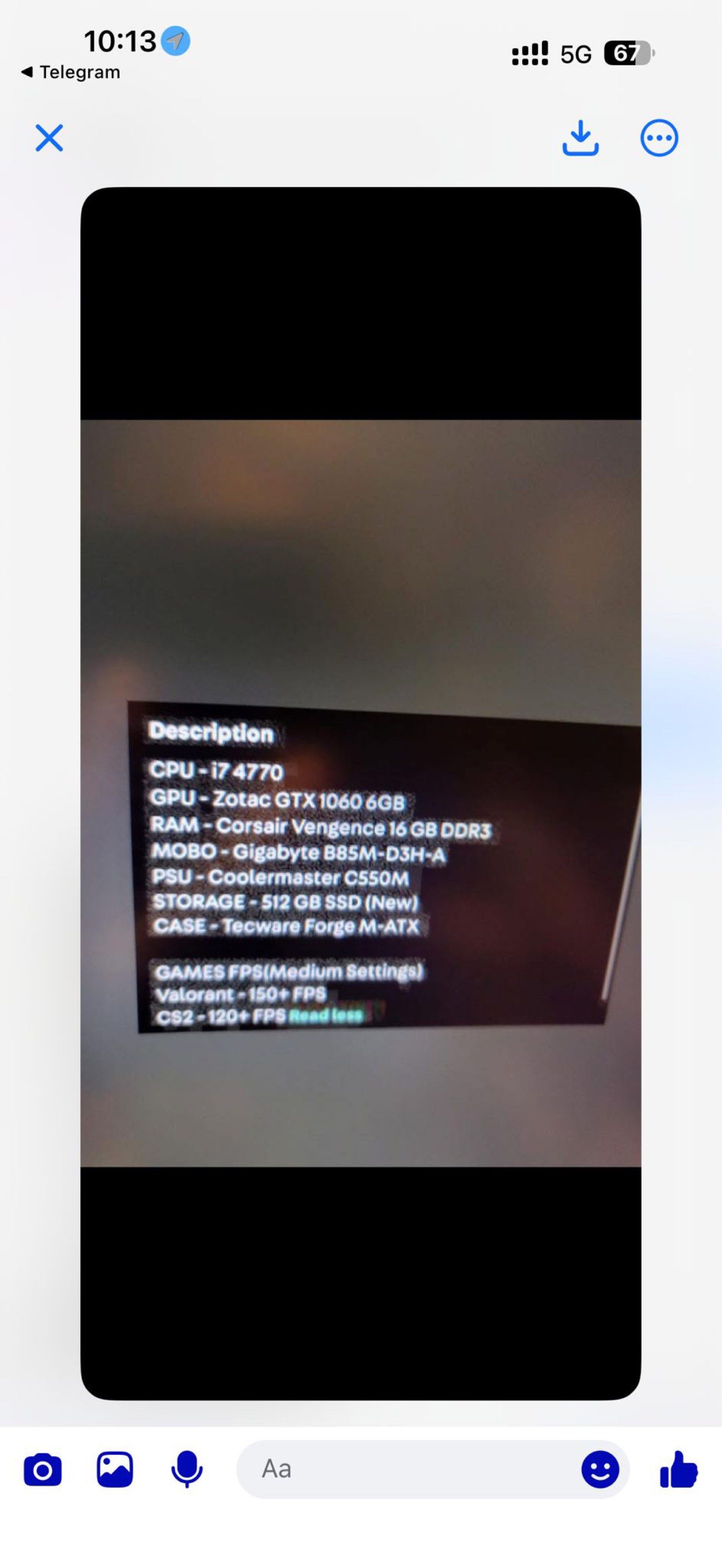 Gaming PC fullsetup65605121360387111