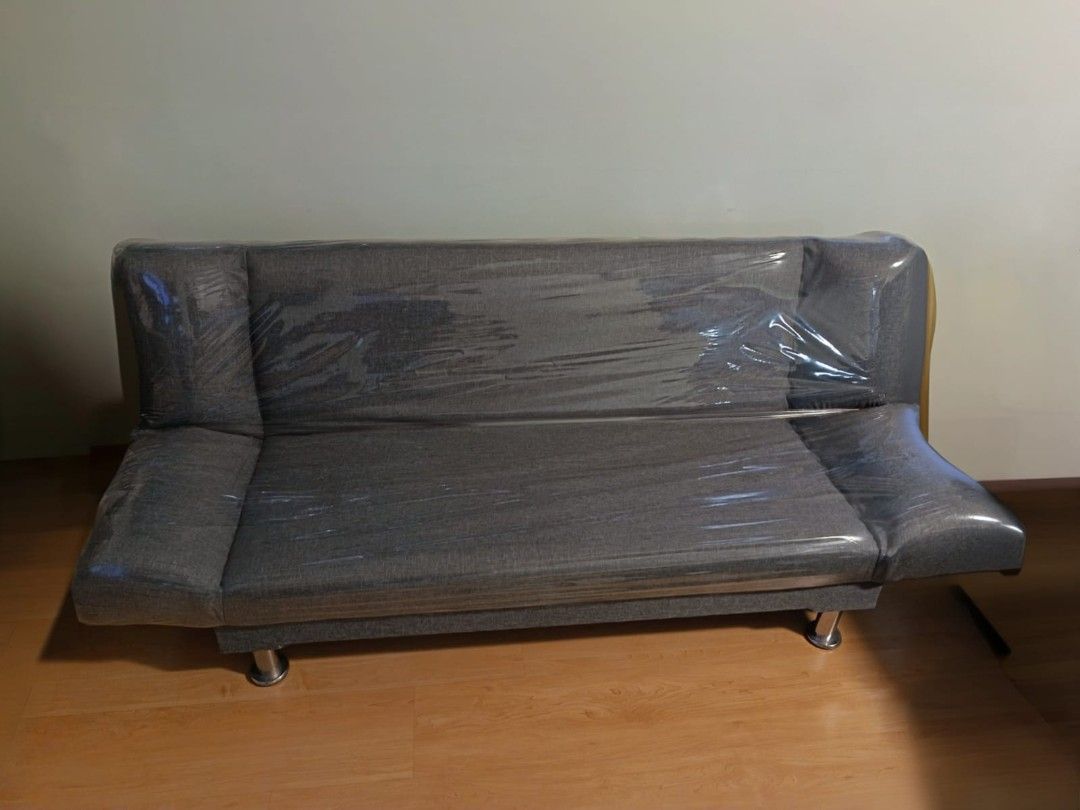 Grey Sofa Bed - Foldable