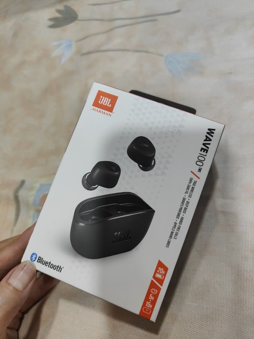 JBL Wave 100TWS True Wireless Earbuds - Black