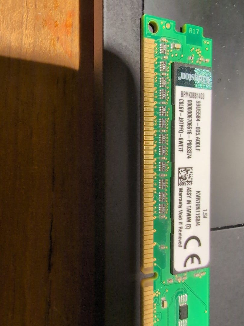 Kingston RAM Memory Module -DDR3 4GB65561373080323111