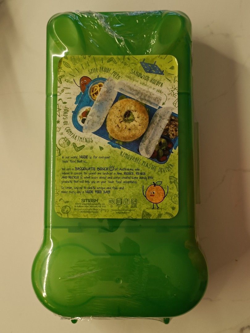 Smash Nude Food Large lunch box, Furniture & Home Living, Kitchenware ...